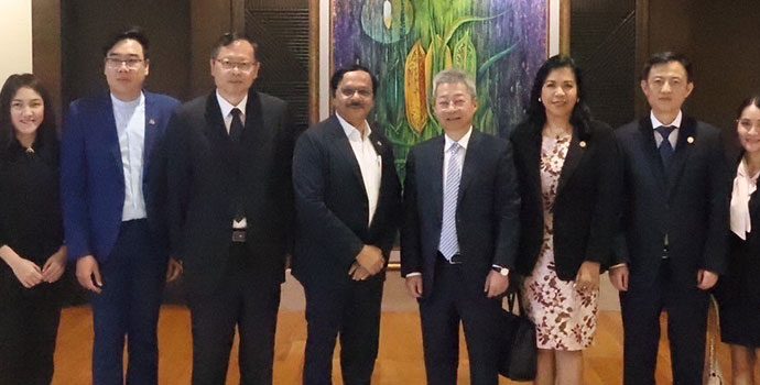 ADBC Delegation led by Mr. QIAN Wenhui, Chairman of Agricultural Development Bank of China (ADBC) and Chairman APRACA with the APRACA Secretariat Staff Members (13 August 2024).