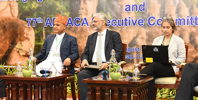 Technical Session 1: Policies that trigger provisioning unmet financing gaps to support developing agri-SMEs of the Regional Policy Forum on ‘Financing Agri-SMEs to Trigger Engines of Local Development’ in Siem Reap, Cambodia on 8 August 2024.