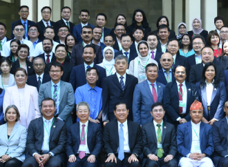 Delegates for the Regional Policy Forum on ‘Financing Agri-SMEs to Trigger Engines of Local Development’ in Siem Reap, Cambodia on 8 August 2024.