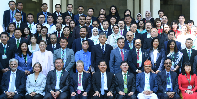 Delegates for the Regional Policy Forum on ‘Financing Agri-SMEs to Trigger Engines of Local Development’ in Siem Reap, Cambodia on 8 August 2024.